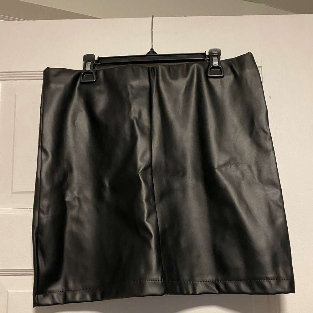 SOLD Leather skirt